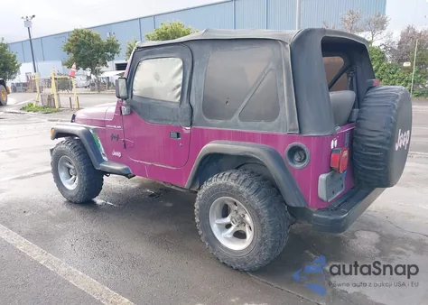 1997 Jeep Wrangler Se z USA, uszkodzony, nr VIN 1J4FY29P1VP410622